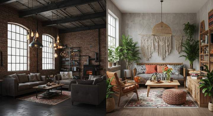 11  Style industriel ou charme bohème